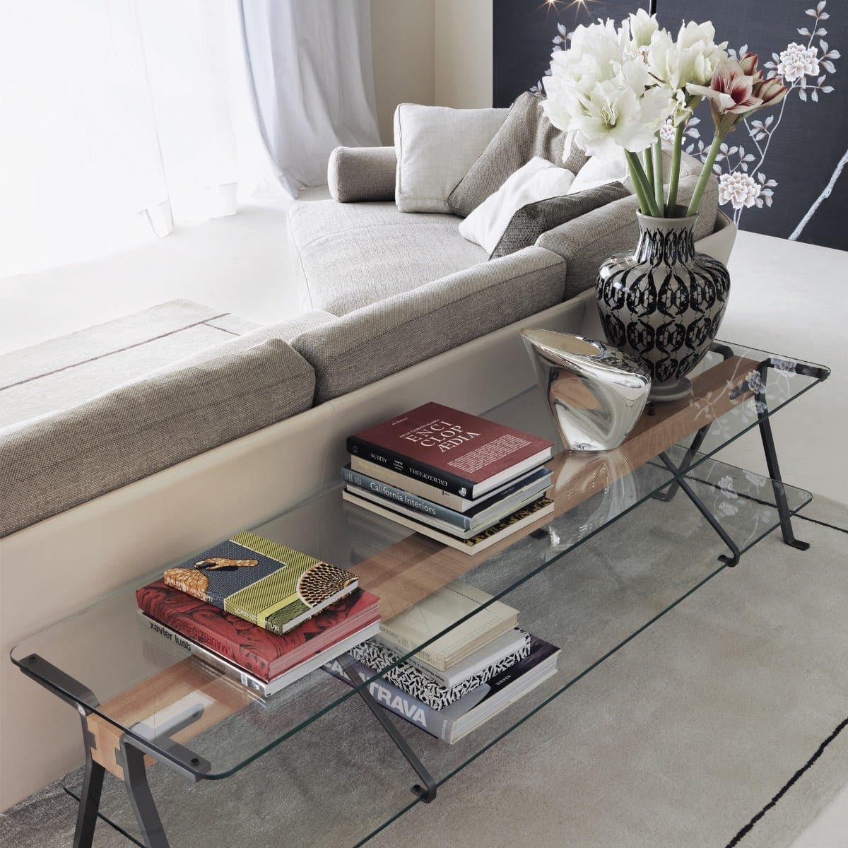 Console Table Fratello 200cm – Enzo Mari Italian Designer Steel Piece
