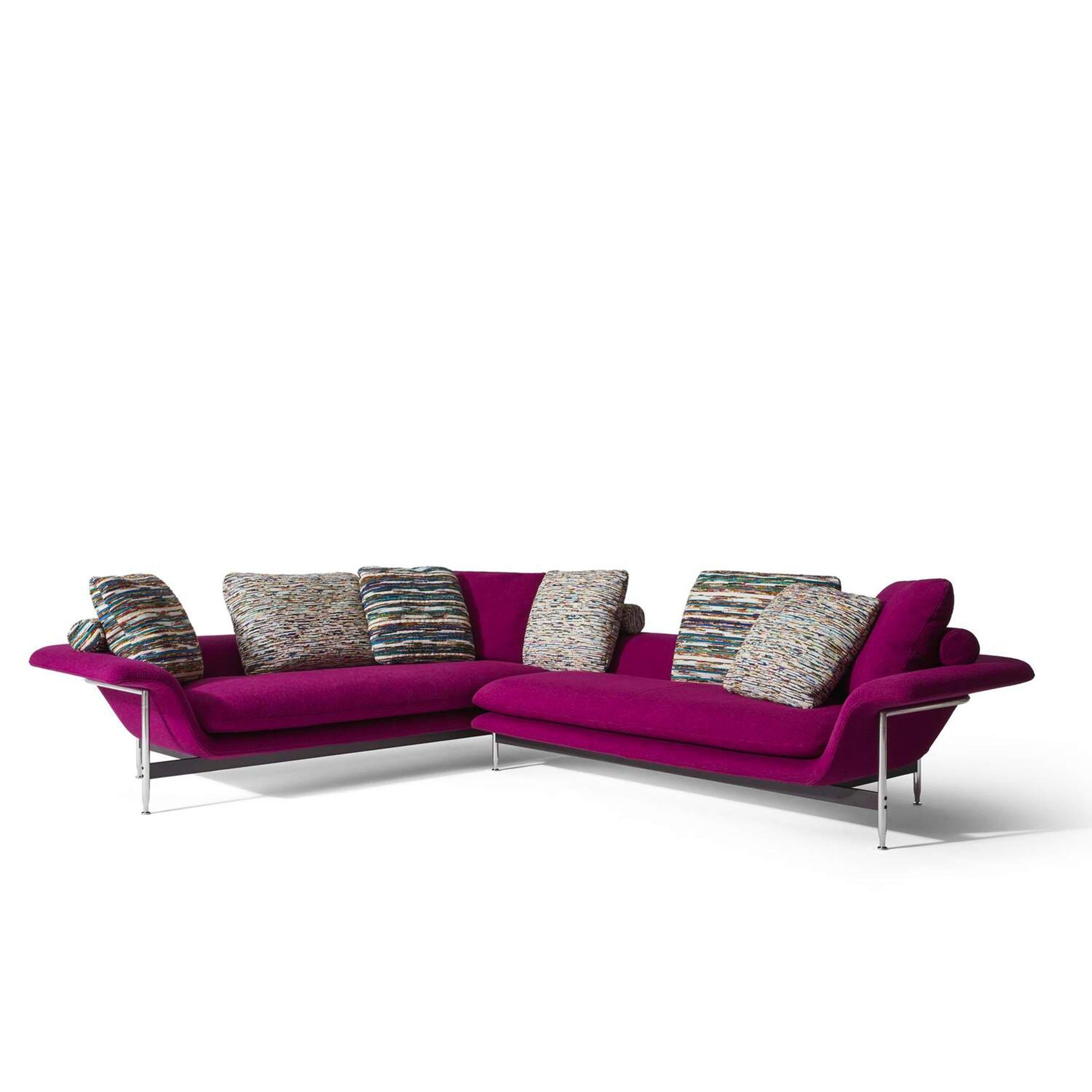 Esosoft Modular Corner Sectional Sofa – Aluminium Design by Antonio Citterio