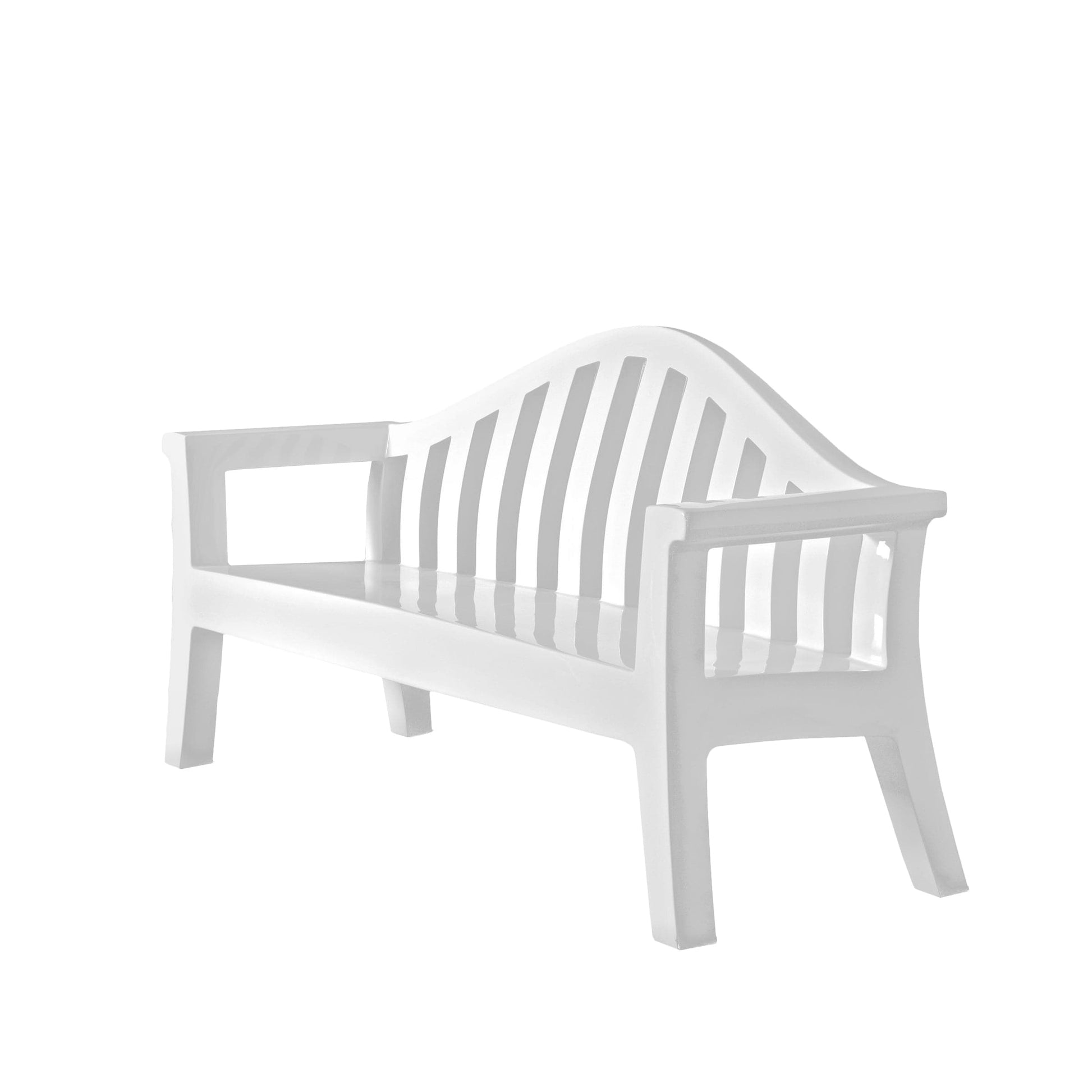 Outdoor Bench – Sculptural Giulietta Polyethylene Statement Piece by Rizzatto