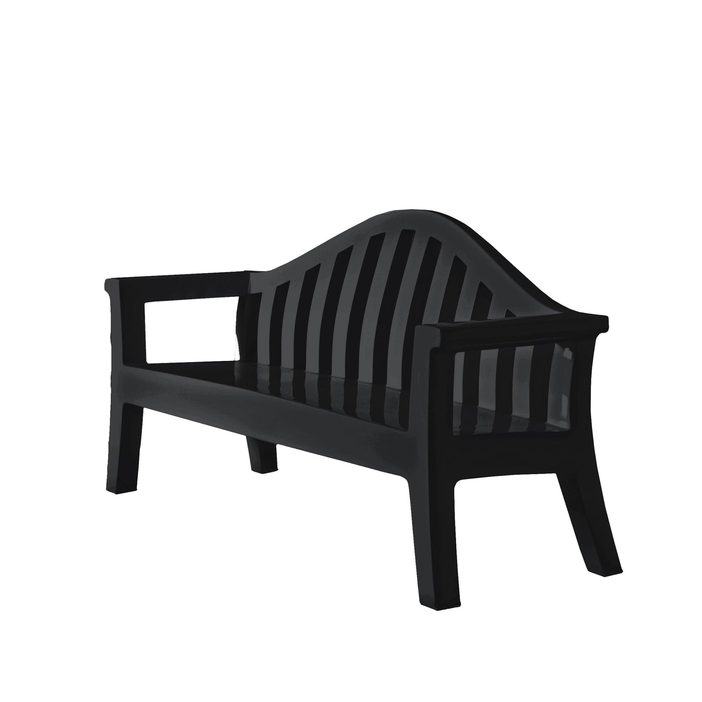 Outdoor Bench – Sculptural Giulietta Polyethylene Statement Piece by Rizzatto