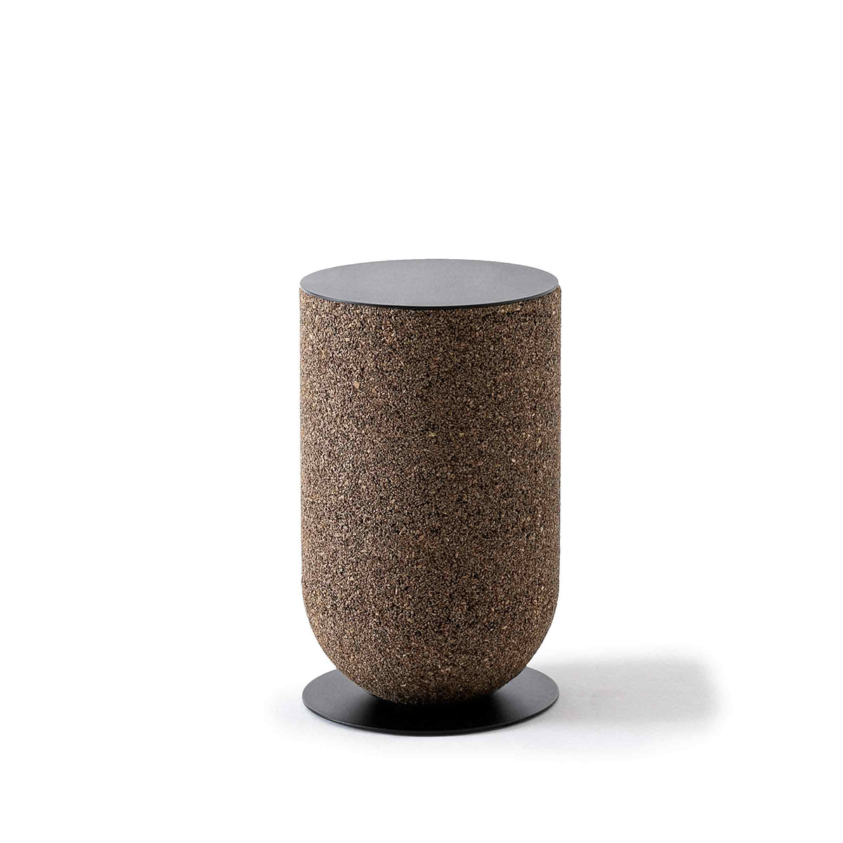 Luxury MARI 40 Cork Side Table Modern Italian Style for Villa