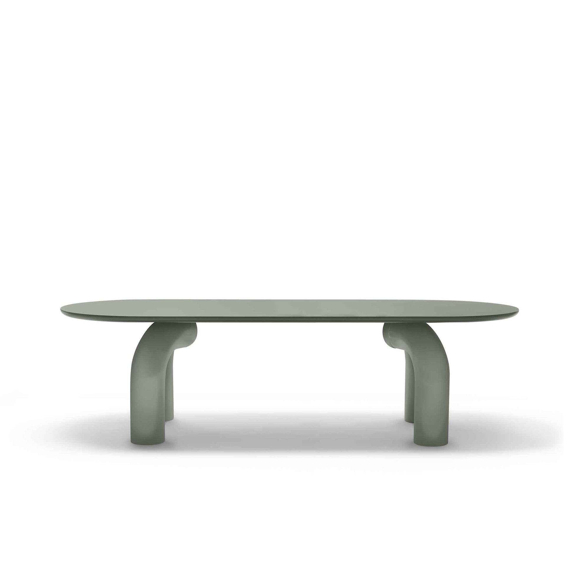 Sculptural Oval Dining Table – Premium Wood Statement Piece