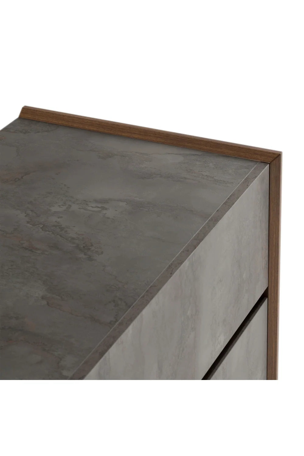 Gray Stucco 6-Drawer Dresser | OROA Modern Rado