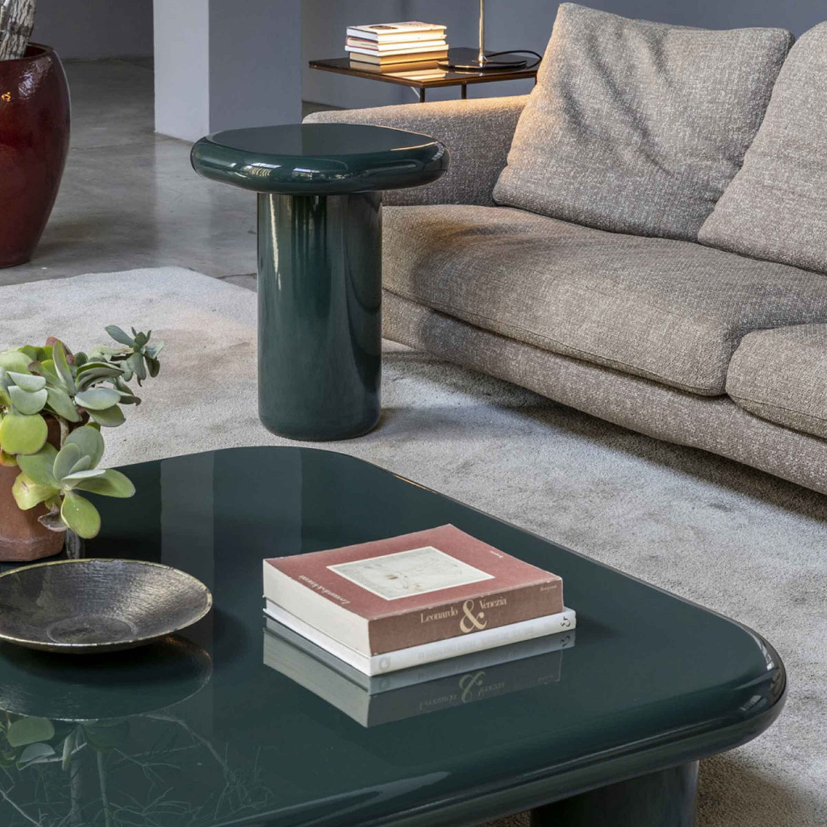 Luxury BILBAO Wood Coffee Table Modern Italian Style for Villa