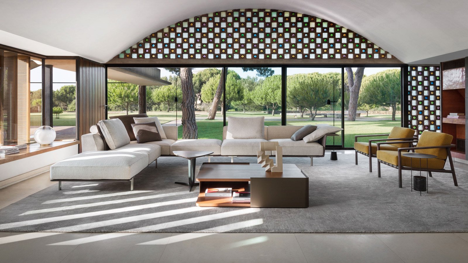Luxury Gregor Modular Sofa Modern Italian Style for Villa
