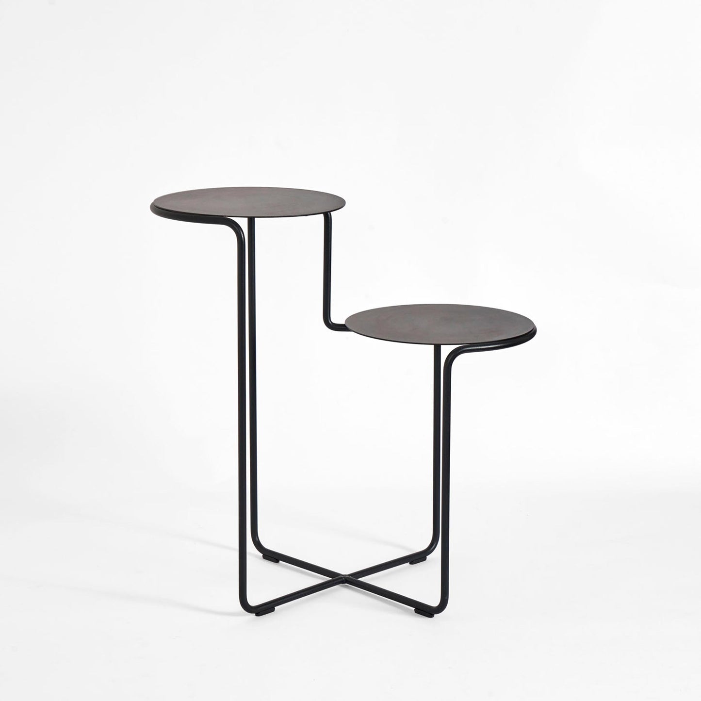 Luxury BISTABLE Steel Side Table Modern Italian Style for Villa