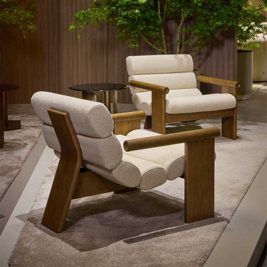 Luxury Lara Lounge Armchair Modern Italian Style for Villa