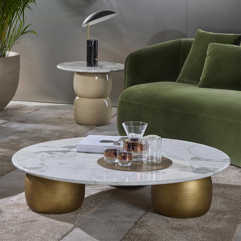 Luxury Lua Coffee Table Modern Italian Style for Villa