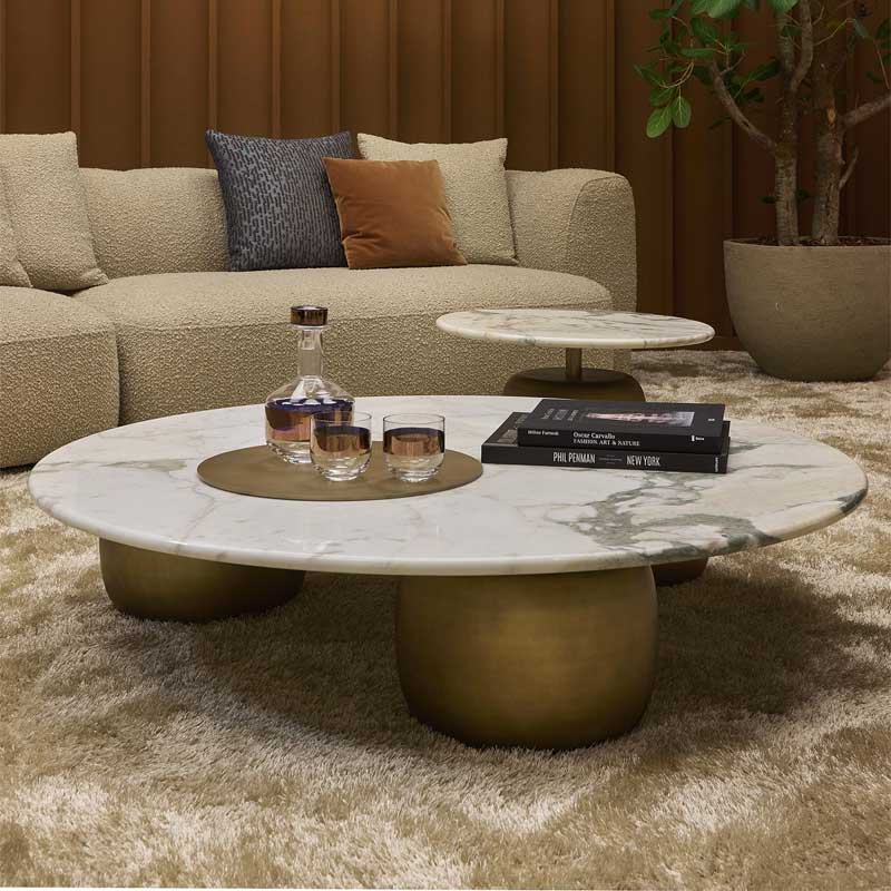 Luxury Lua Coffee Table Modern Italian Style for Villa
