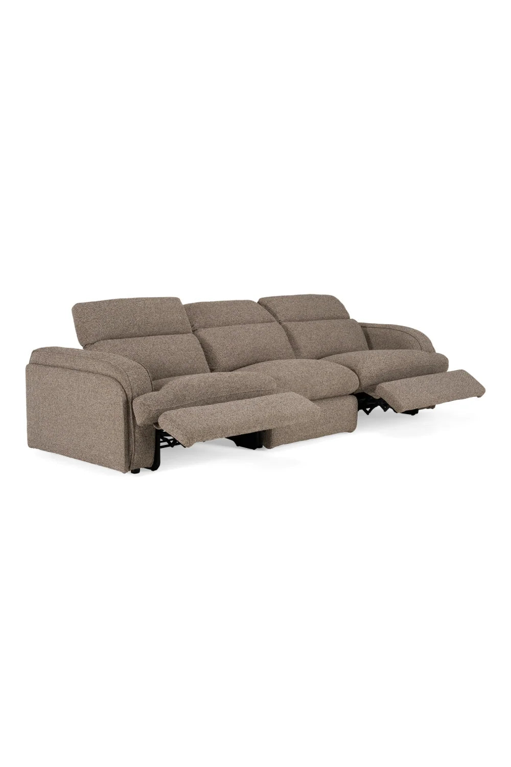 Luxury 3-Piece Sectional Recliner Sofa Modern Italian Style for Villa