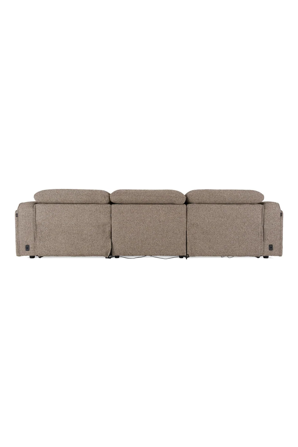 Luxury 3-Piece Sectional Recliner Sofa Modern Italian Style for Villa