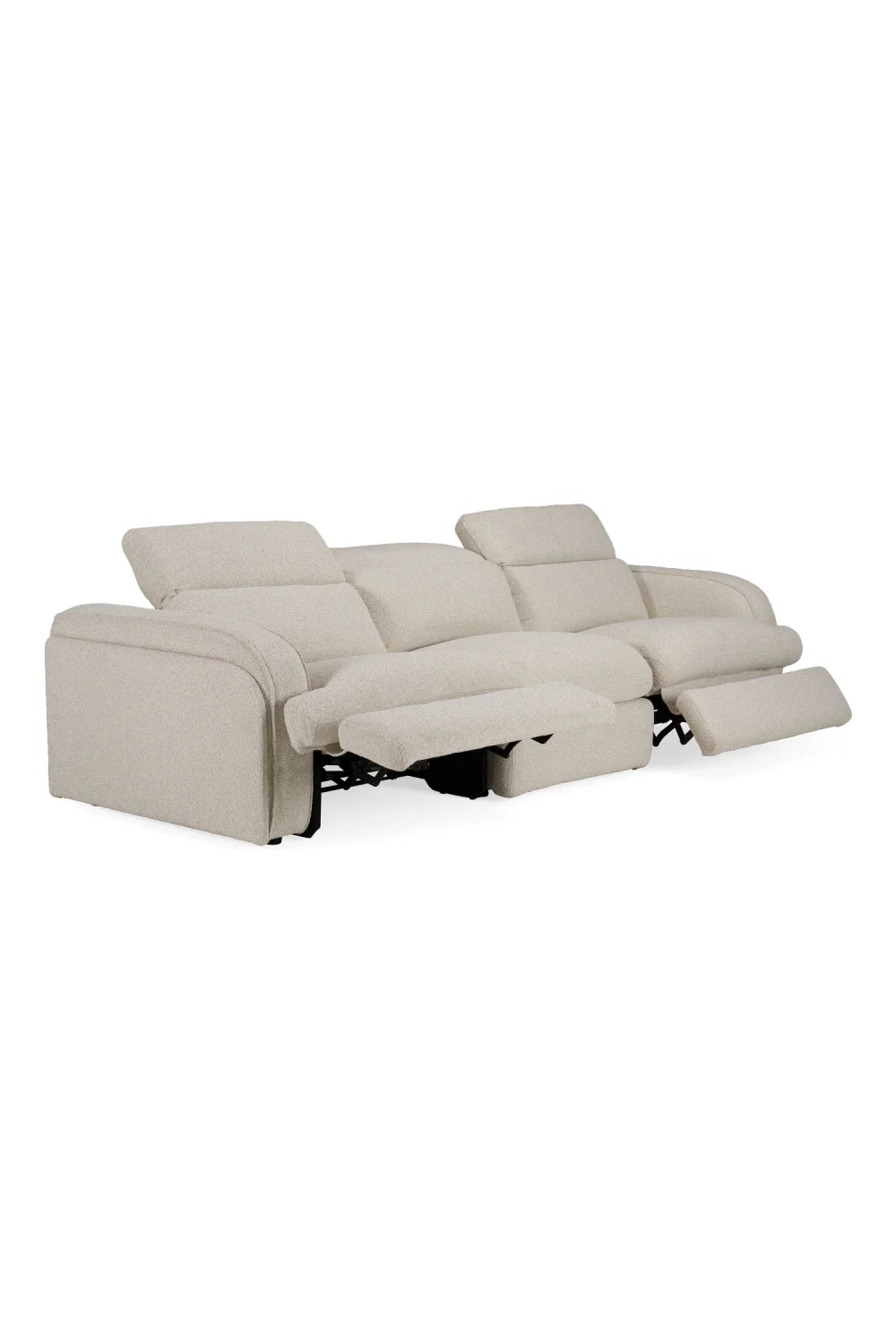 Luxury 3-Piece Sectional Recliner Sofa Modern Italian Style for Villa