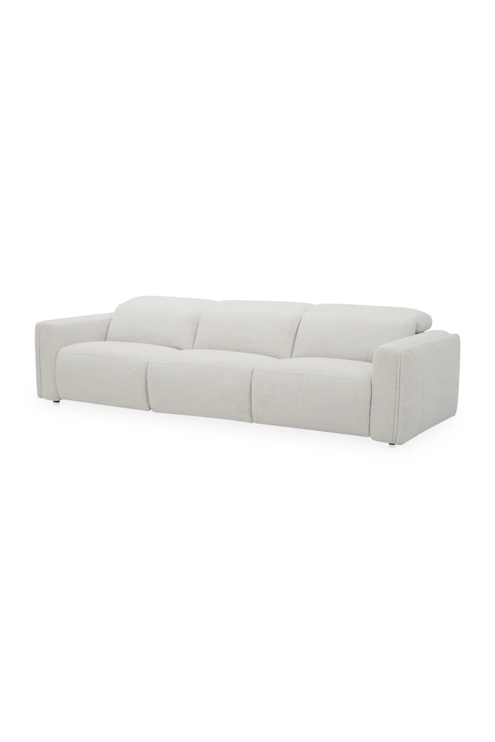 Luxury 3-Seater Power Reclining Sofa Modern Italian Style for Villa