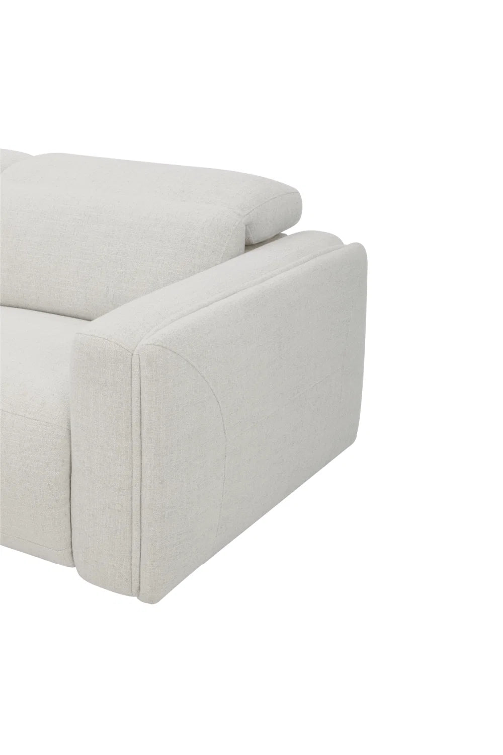 Luxury 3-Seater Power Reclining Sofa Modern Italian Style for Villa