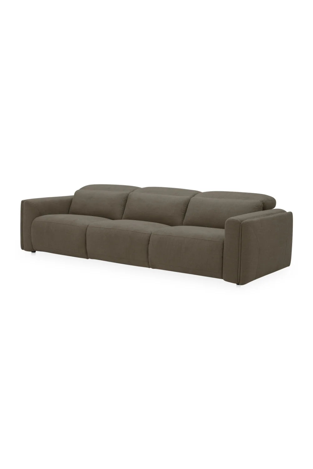Luxury 3-Seater Power Reclining Sofa Modern Italian Style for Villa