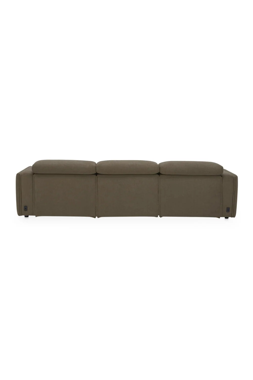 Luxury 3-Seater Power Reclining Sofa Modern Italian Style for Villa