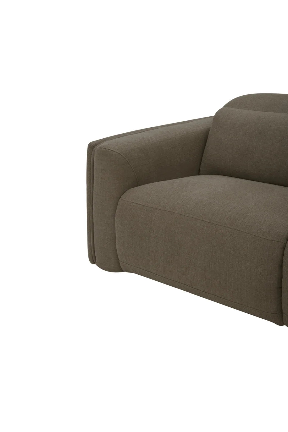 Luxury 3-Seater Power Reclining Sofa Modern Italian Style for Villa