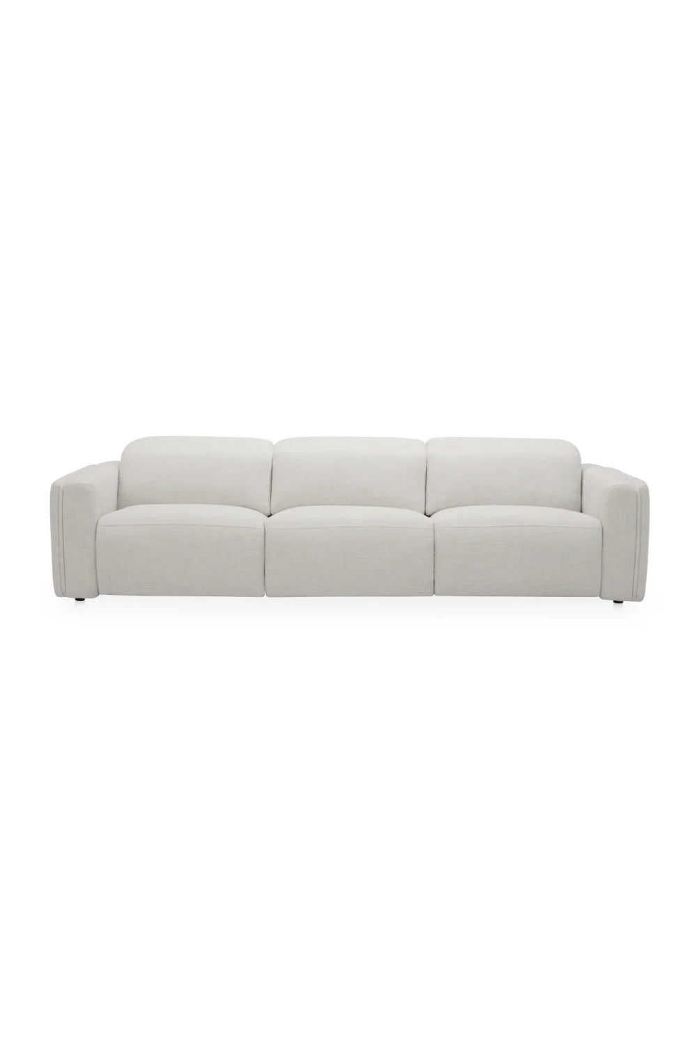 Luxury 3-Seater Power Reclining Sofa Modern Italian Style for Villa