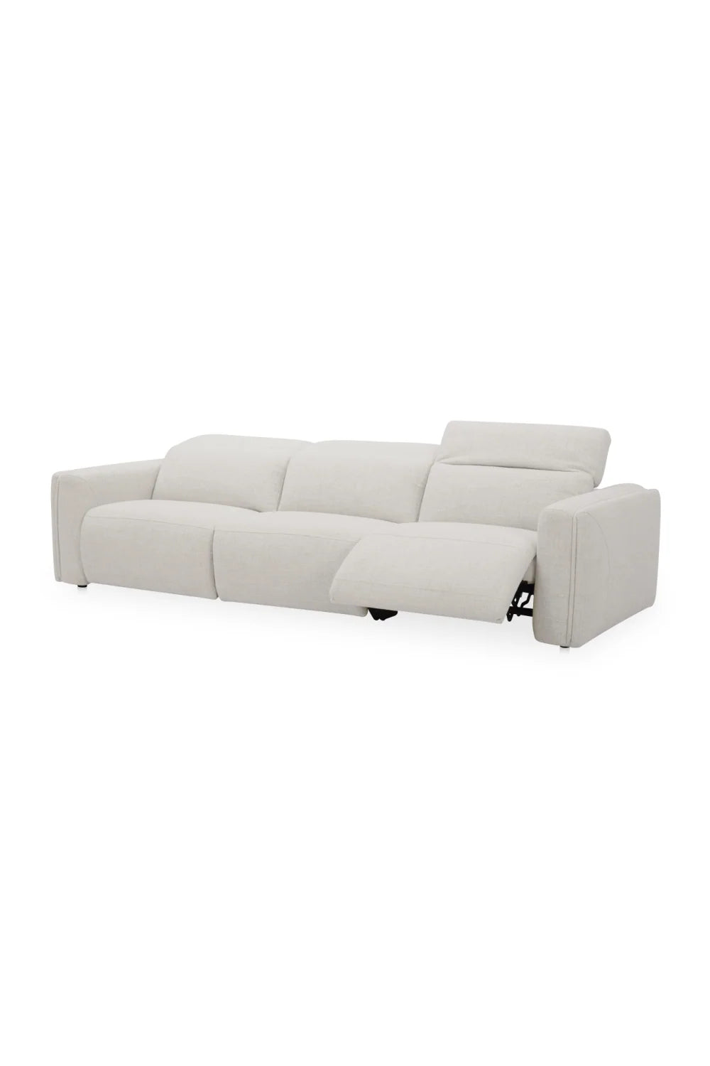 Luxury 3-Seater Power Reclining Sofa Modern Italian Style for Villa