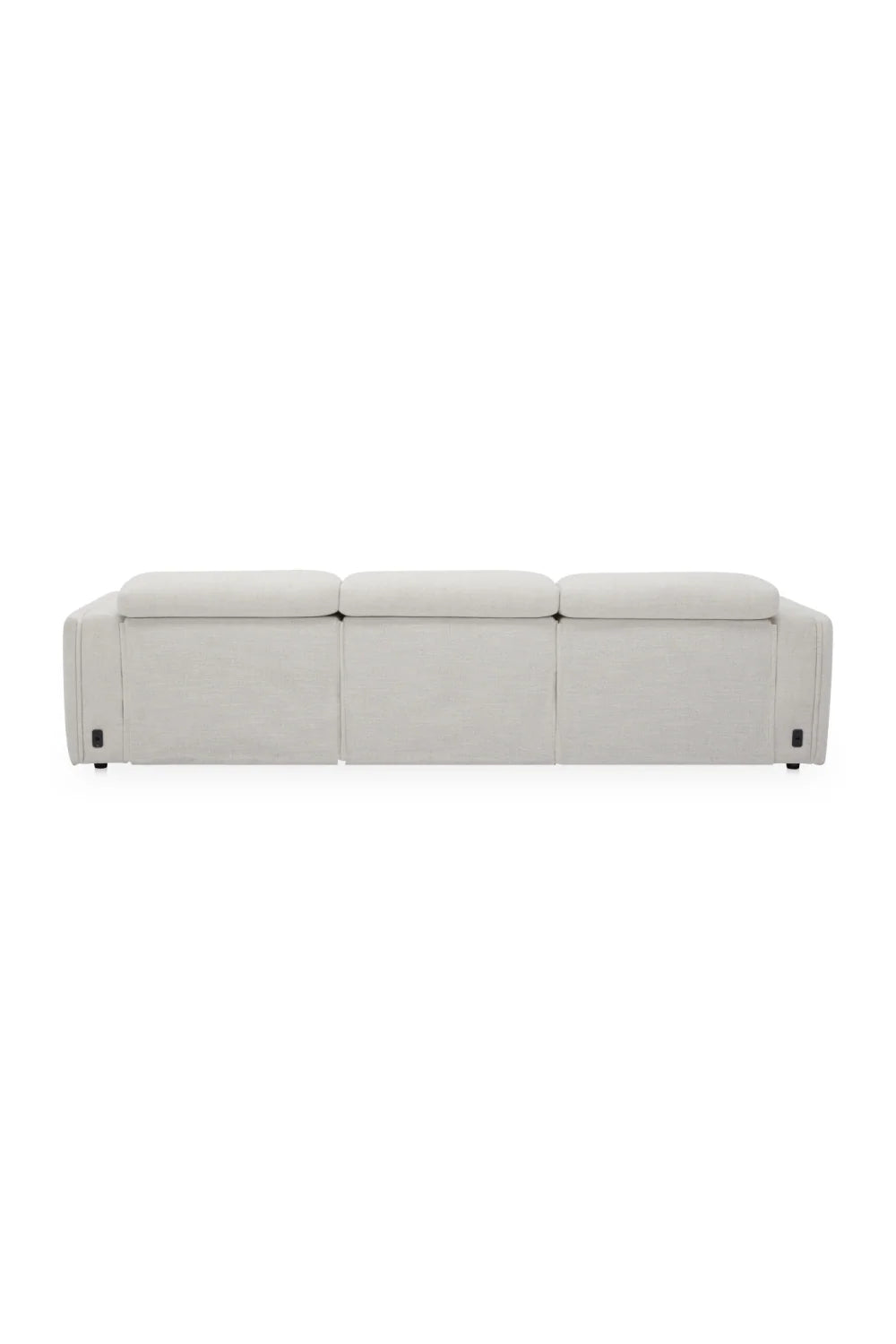 Luxury 3-Seater Power Reclining Sofa Modern Italian Style for Villa