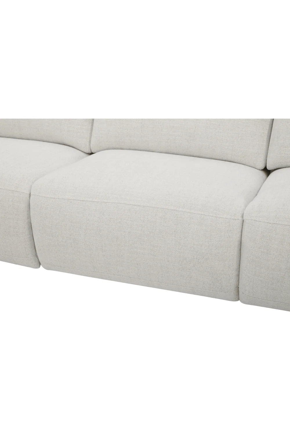 Luxury 3-Seater Power Reclining Sofa Modern Italian Style for Villa