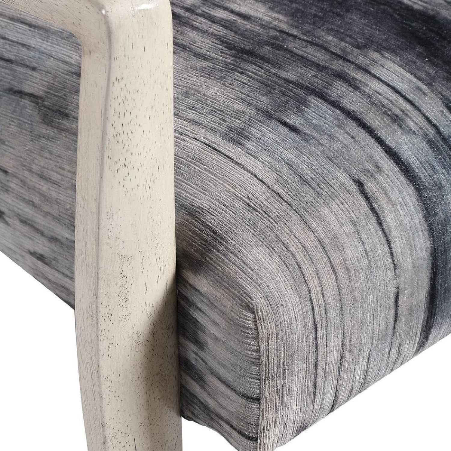 Luxury Abstract Chenille Accent Chair Modern Italian Style for Villa