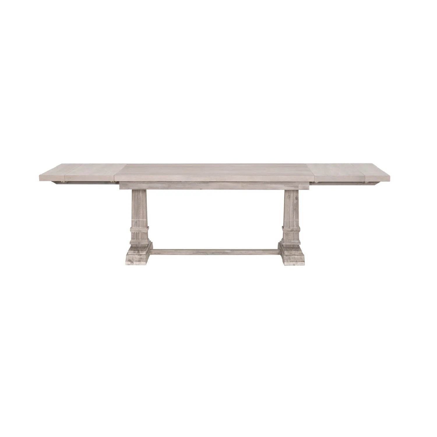 Luxury Acacia Extendable Dining Table Modern Italian Style for Villa