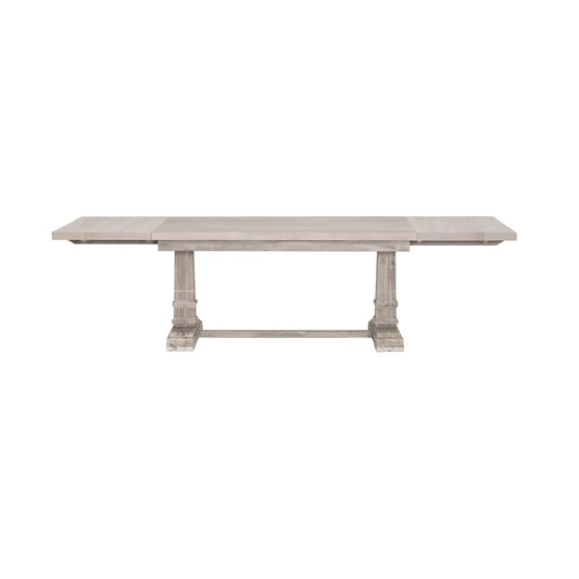 Luxury Acacia Extendable Dining Table Modern Italian Style for Villa