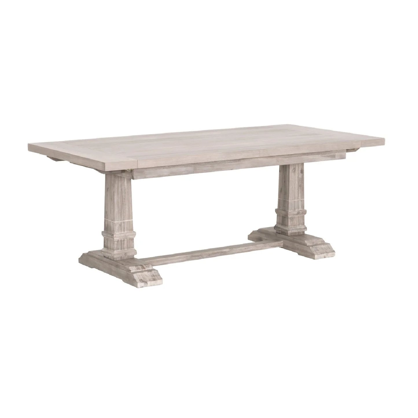 Luxury Acacia Extendable Dining Table Modern Italian Style for Villa