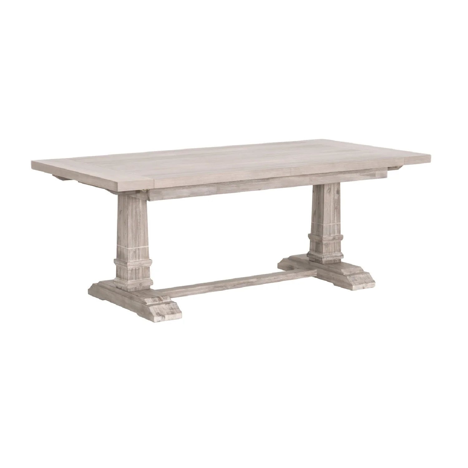Luxury Acacia Extendable Dining Table Modern Italian Style for Villa