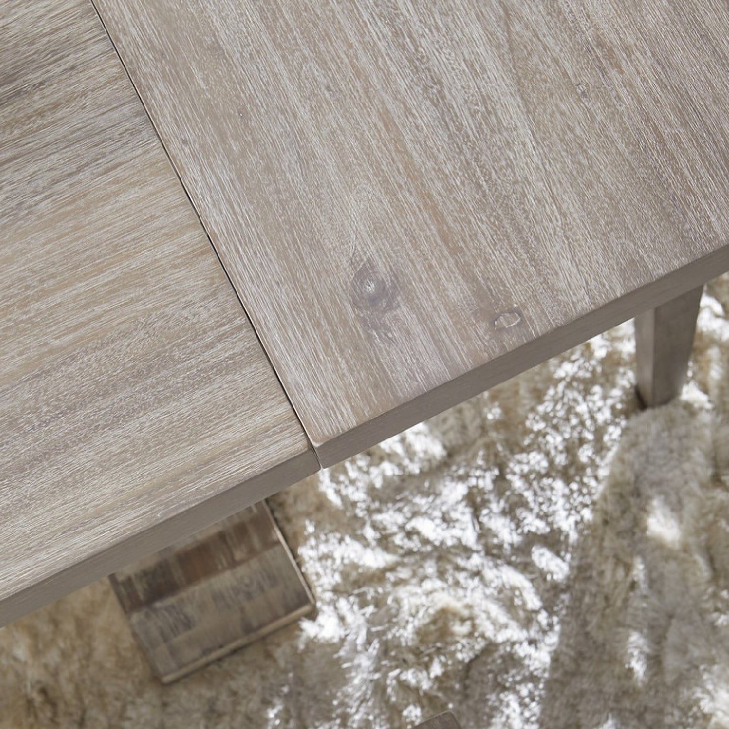 Luxury Acacia Extendable Dining Table Modern Italian Style for Villa