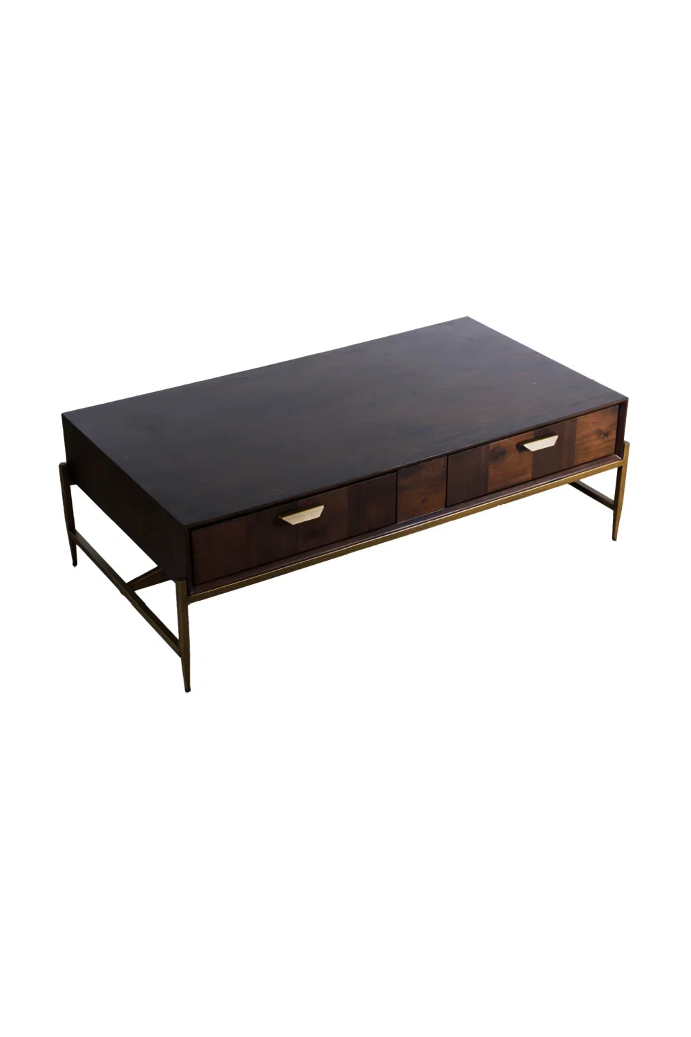 Luxury Acacia Wood Coffee Table Modern Italian Style for Villa