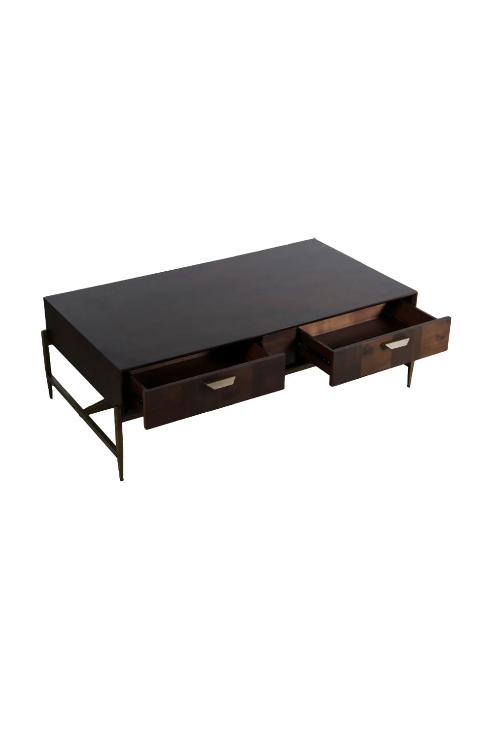 Luxury Acacia Wood Coffee Table Modern Italian Style for Villa