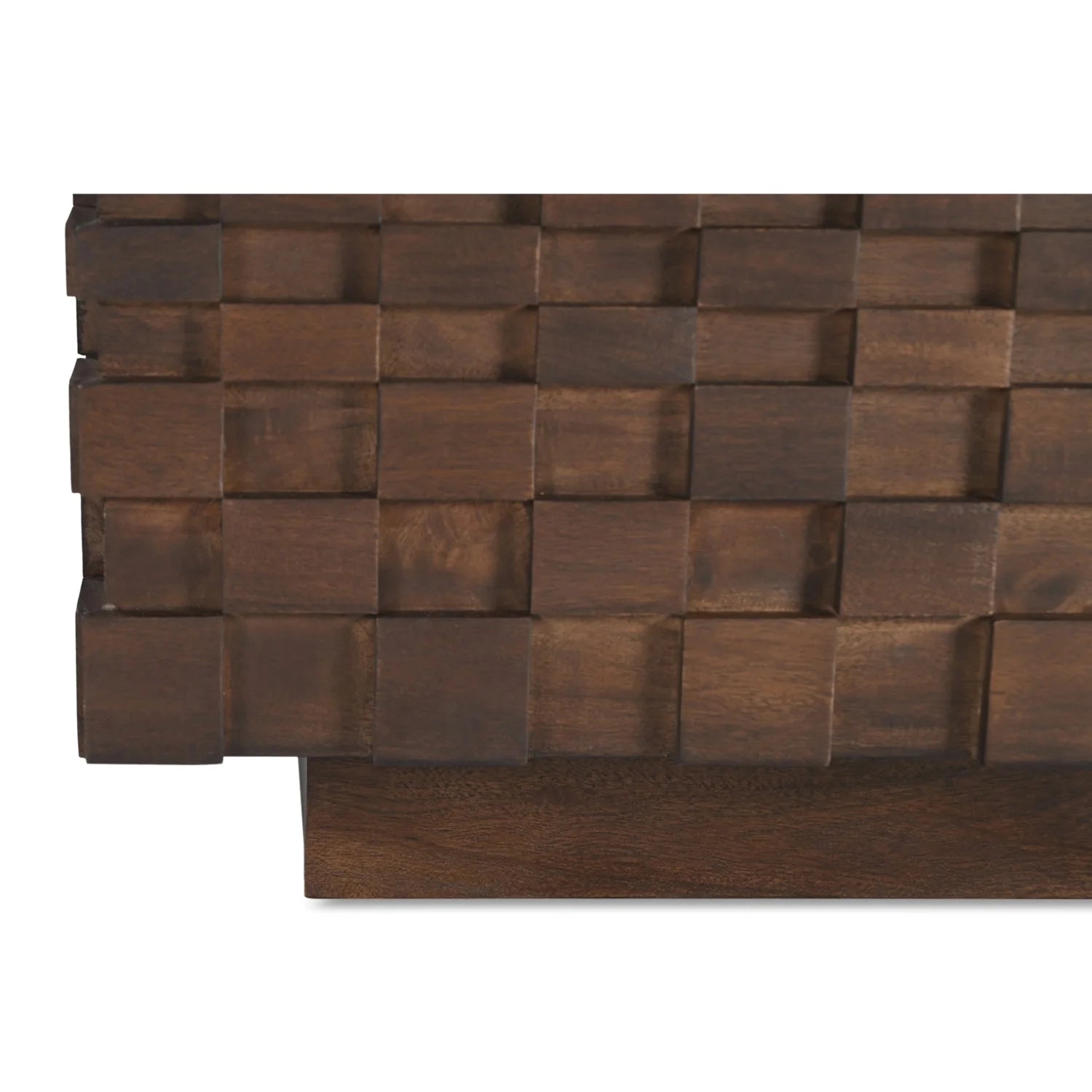 Luxury Acacia Wood Storage Coffee Table Modern Italian Style for Villa