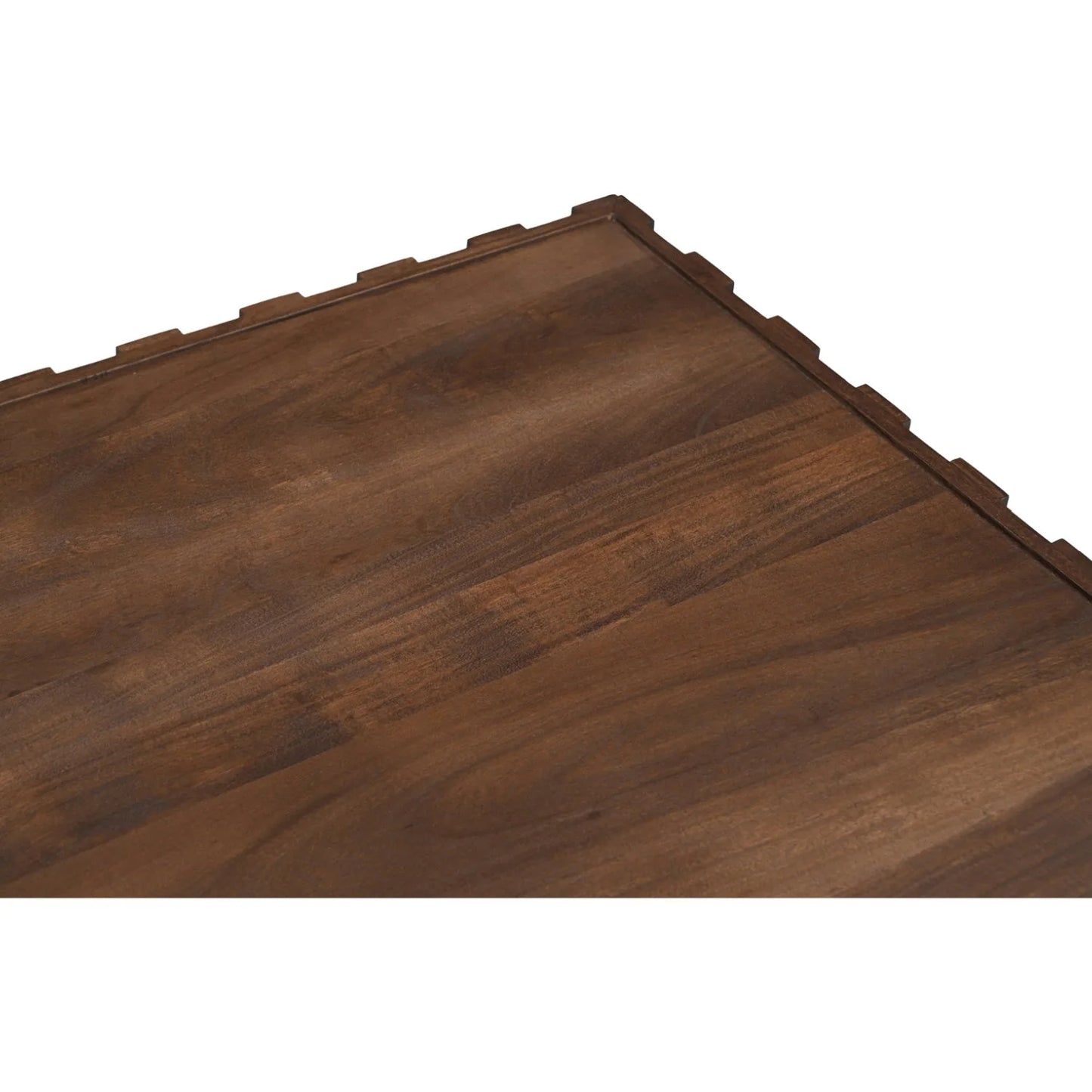 Luxury Acacia Wood Storage Coffee Table Modern Italian Style for Villa