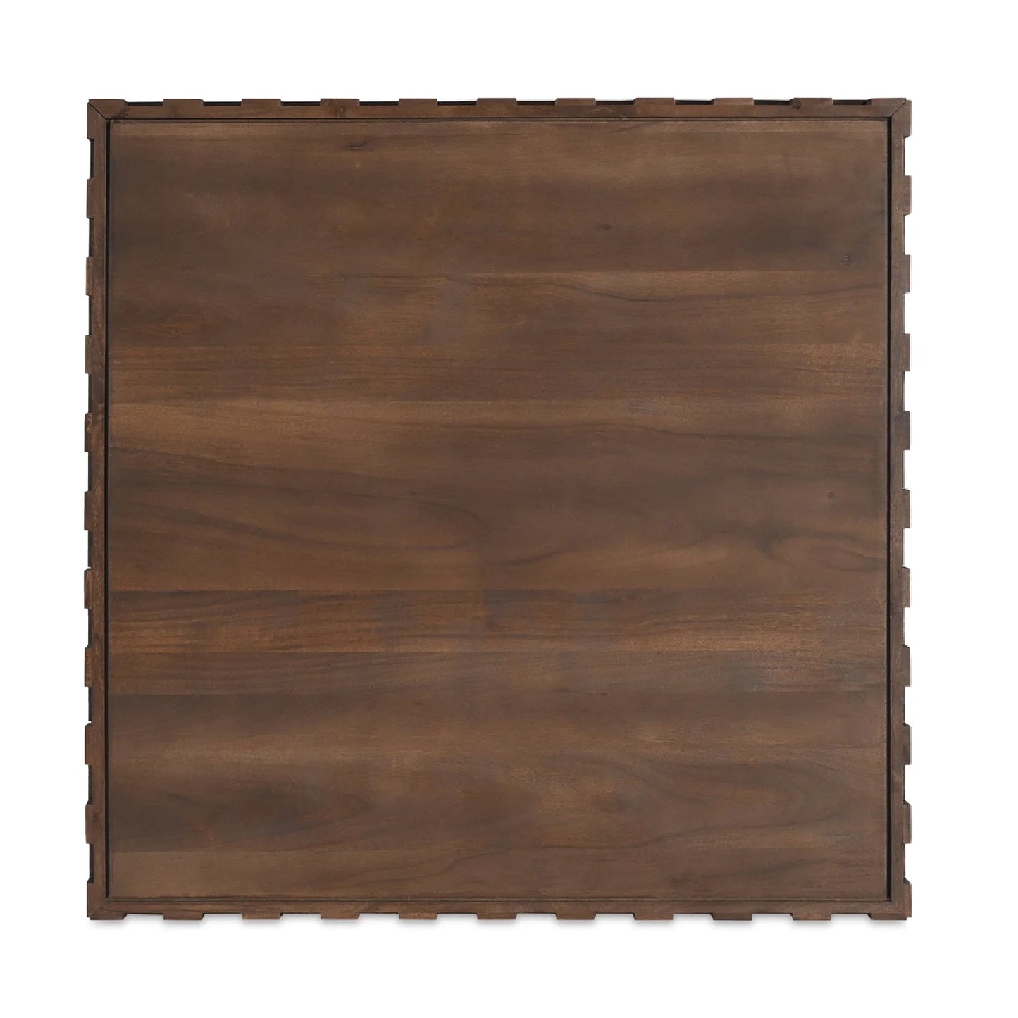 Luxury Acacia Wood Storage Coffee Table Modern Italian Style for Villa