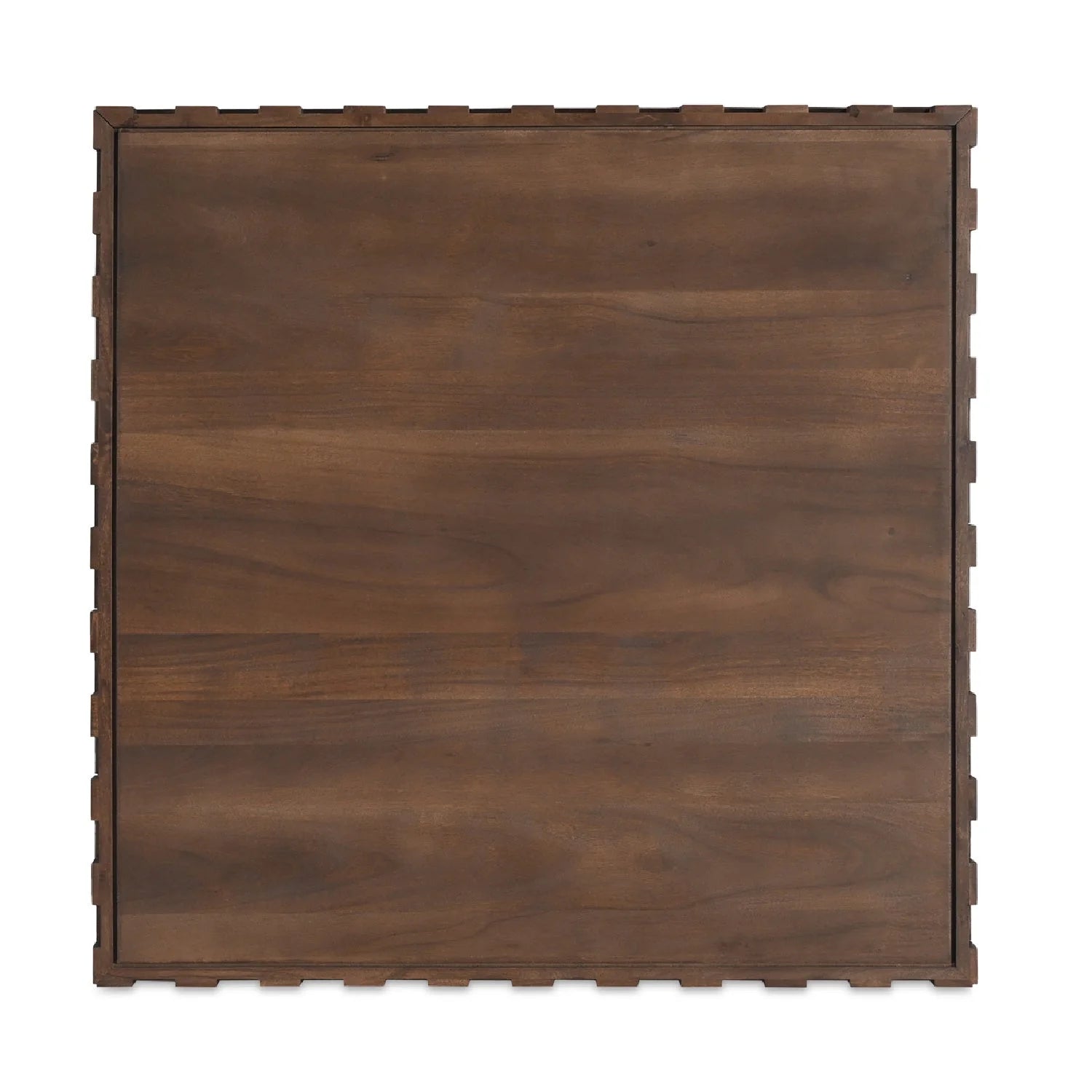 Luxury Acacia Wood Storage Coffee Table Modern Italian Style for Villa