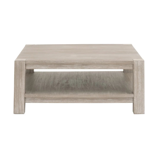 Luxury Adler Acacia Wooden Coffee Table Modern Italian Style for Villa