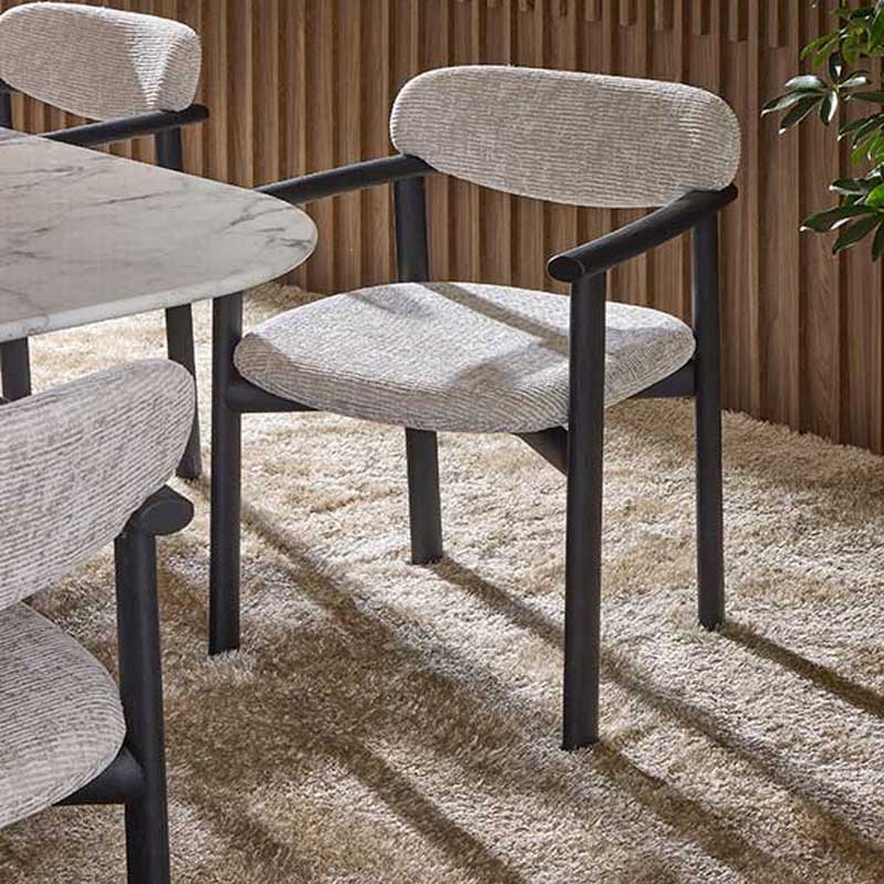 Luxury Afra Dining Chair Modern Italian Style for Villa