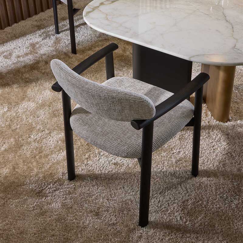 Luxury Afra Dining Chair Modern Italian Style for Villa