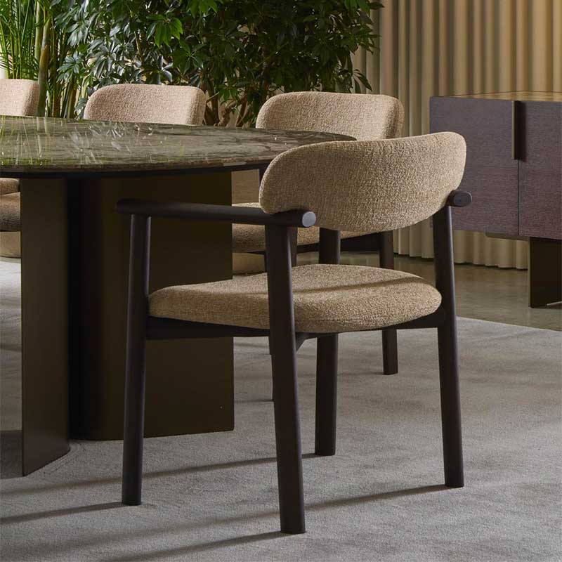 Luxury Afra Dining Chair Modern Italian Style for Villa