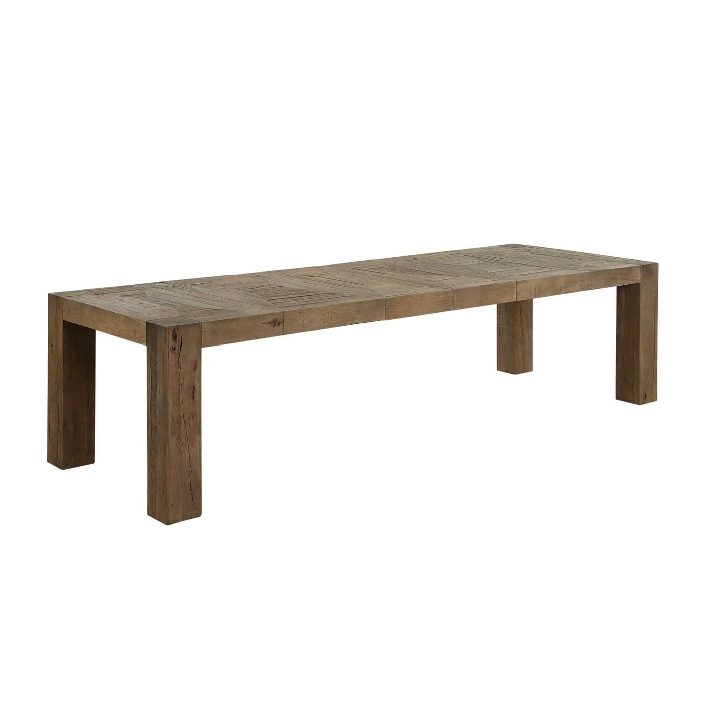 Luxury Aldan Natural Wood Dining Table Modern Italian Style for Villa