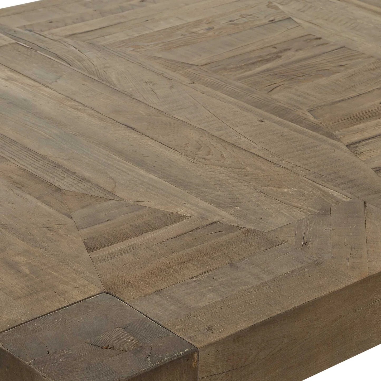 Luxury Aldan Natural Wood Dining Table Modern Italian Style for Villa