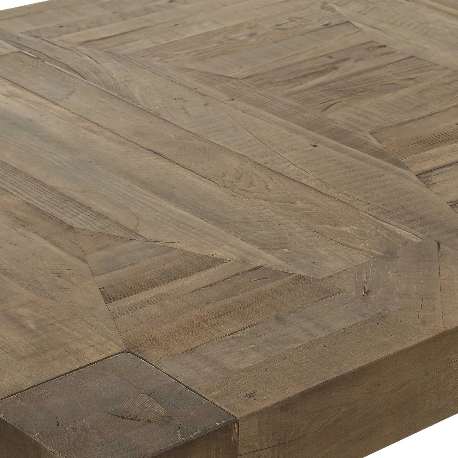 Luxury Aldan Natural Wood Dining Table Modern Italian Style for Villa