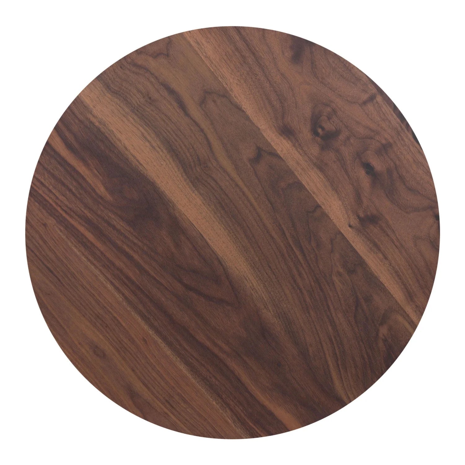 Luxury Alto Round Brown Wooden Bistro Table Modern Italian Style for Villa
