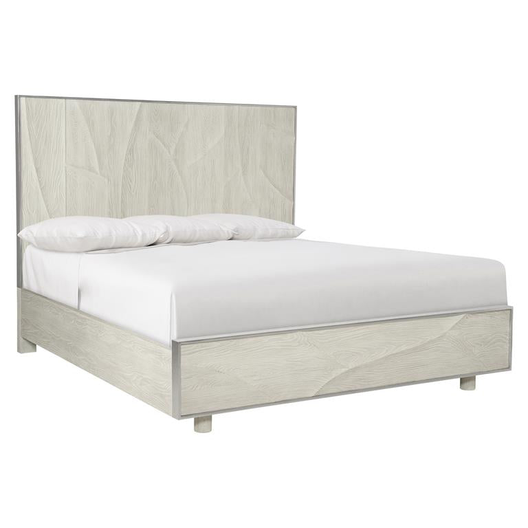 Luxury Alvarez Wood Panel Bed Modern Italian Style for Villa