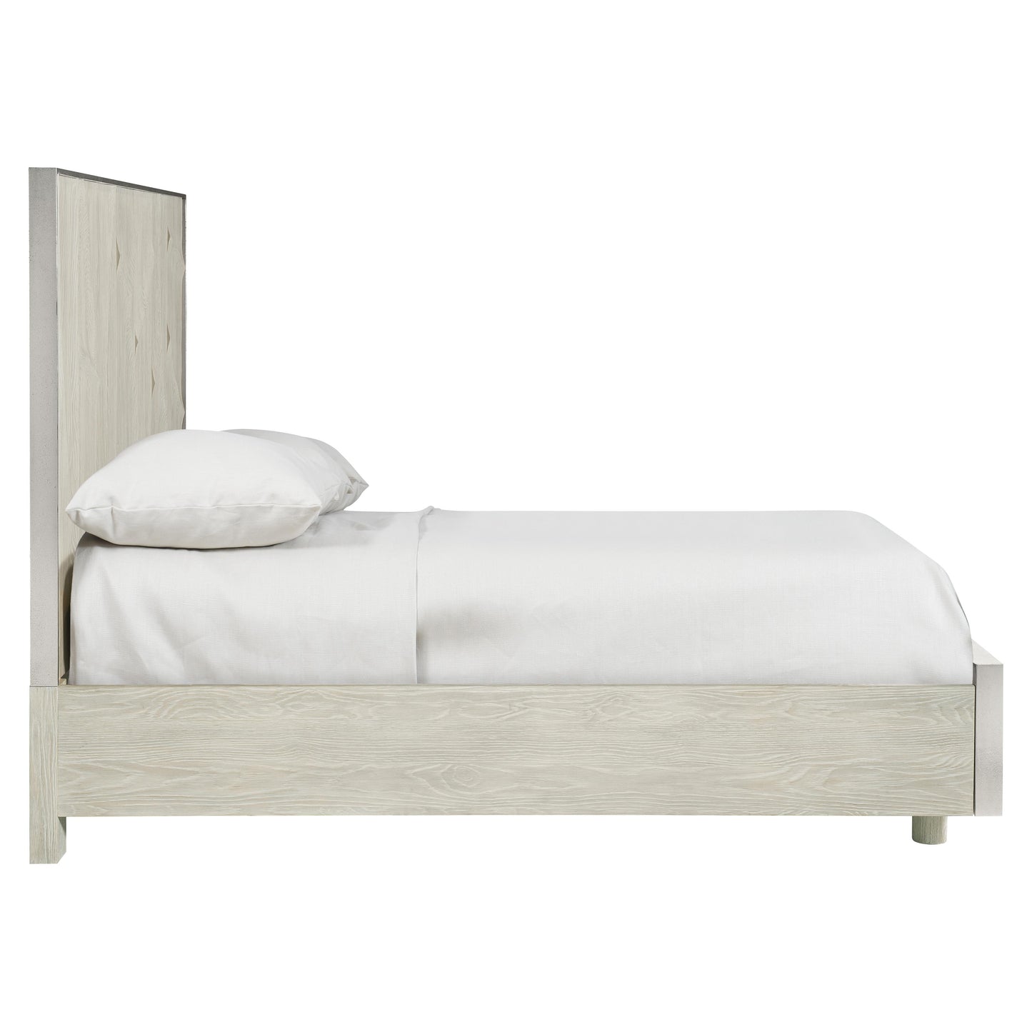 Luxury Alvarez Wood Panel Bed Modern Italian Style for Villa