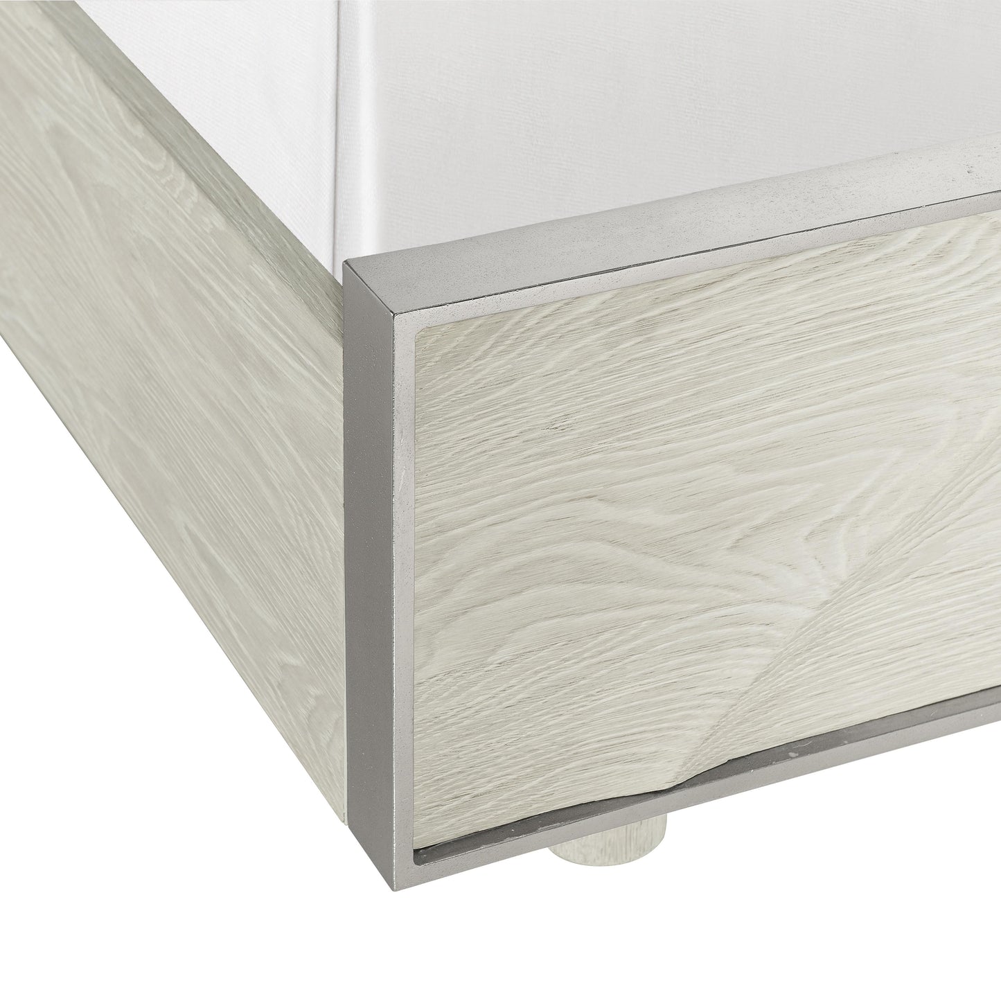 Luxury Alvarez Wood Panel Bed Modern Italian Style for Villa