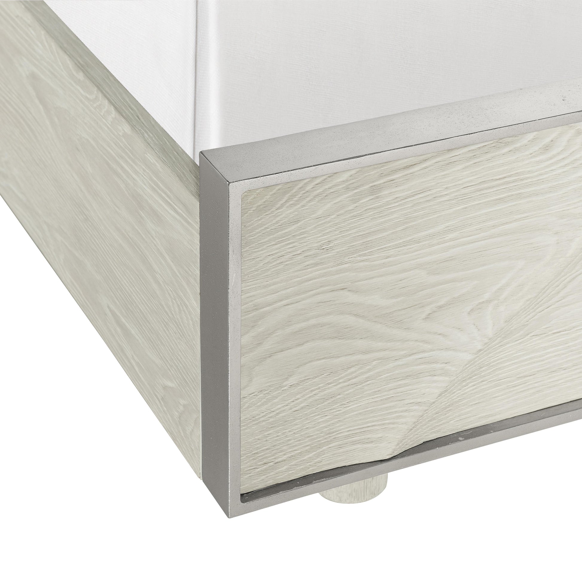 Luxury Alvarez Wood Panel Bed Modern Italian Style for Villa