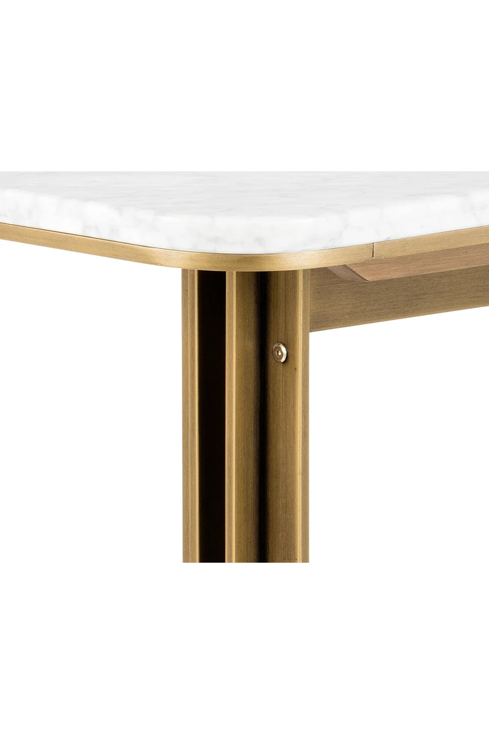 Luxury Ambrosia White Marble Dining Table Modern Italian Style for Villa